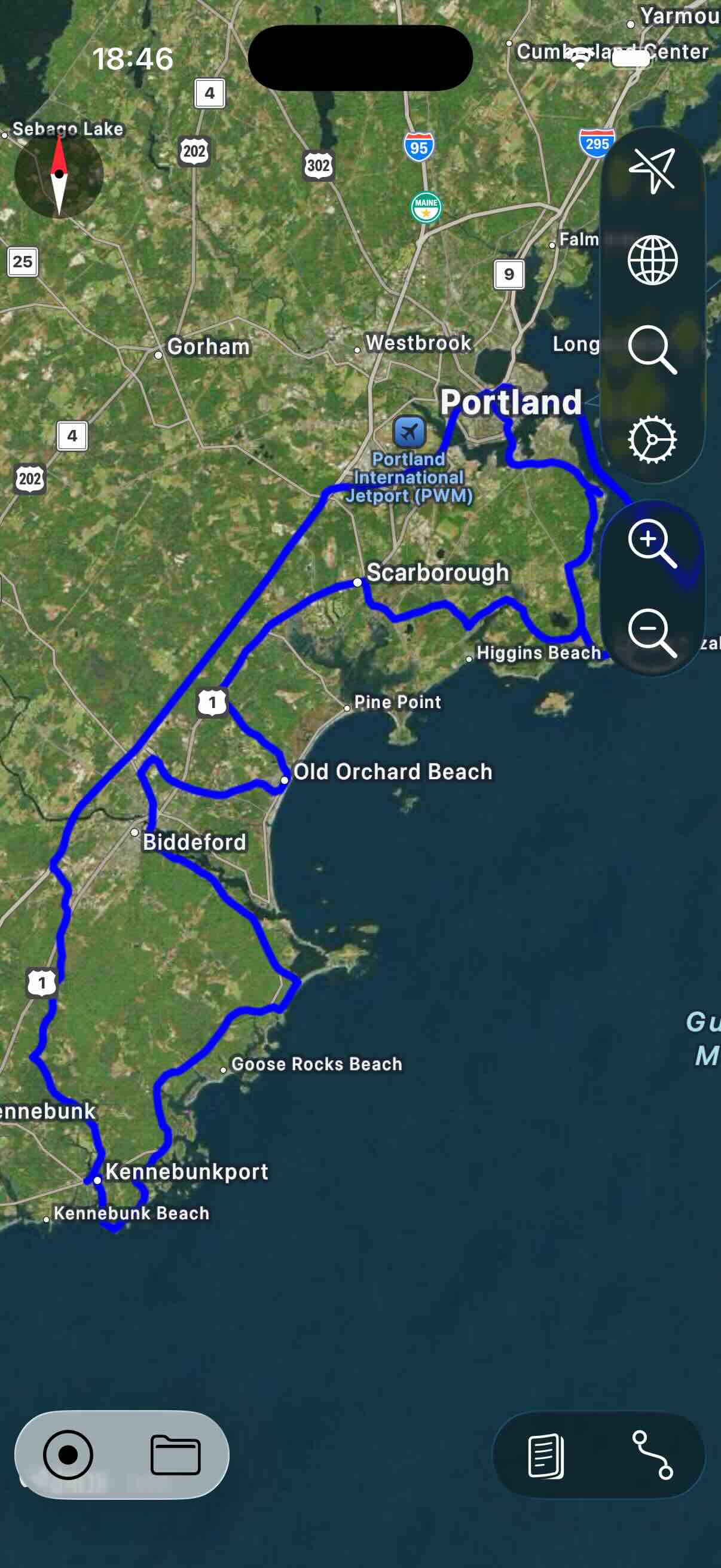 Apple Maps Hybrid