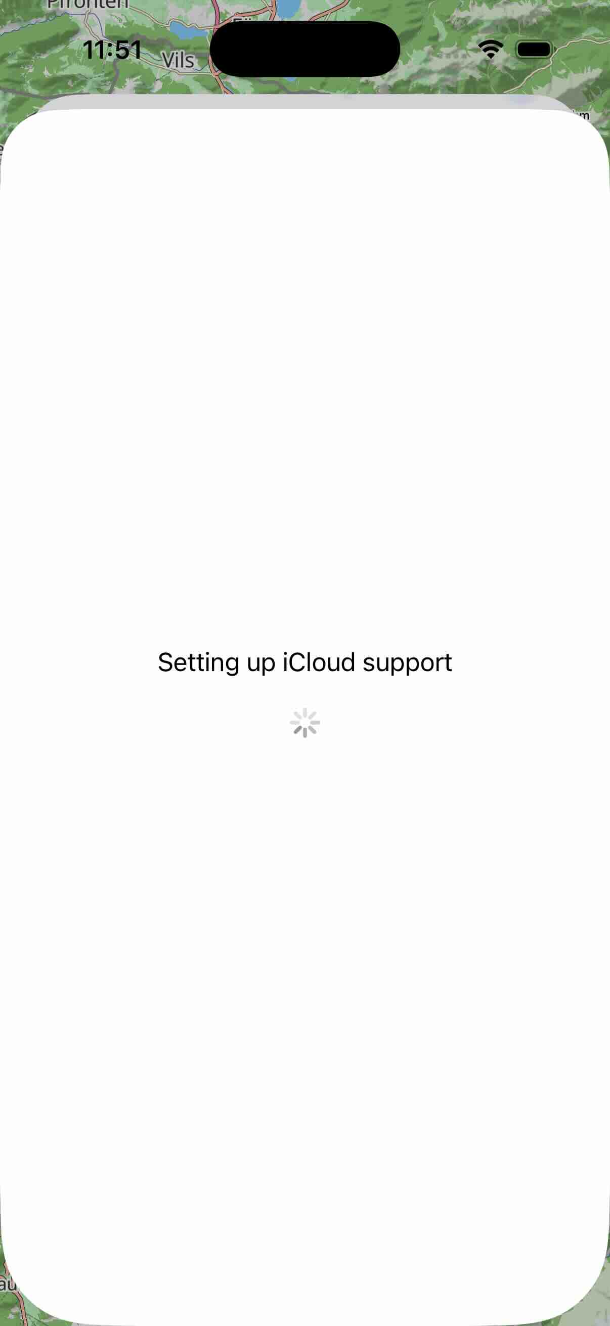 iCloud activating