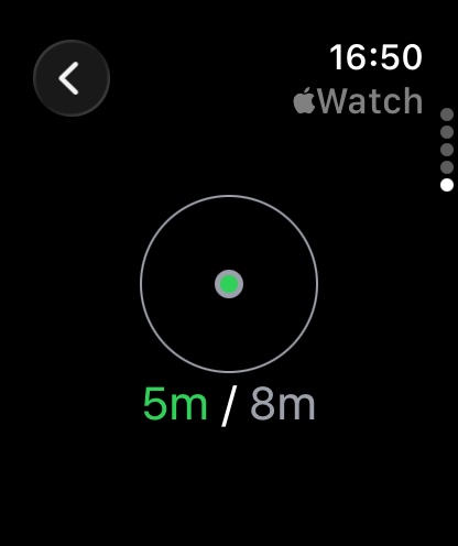 Apple Watch GPS data