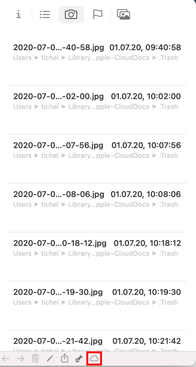 Add Photo to iCloud